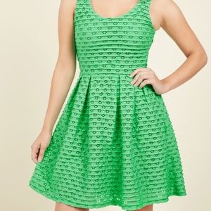 Modcloth • Learn the Yard Way Dress in Clover NWT
